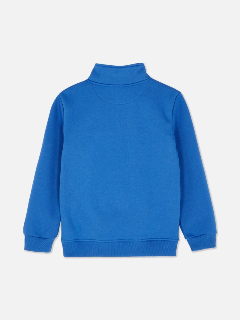 Ropa Primark Quarter Zip Sweat Niños Azules | 4157VJWBG