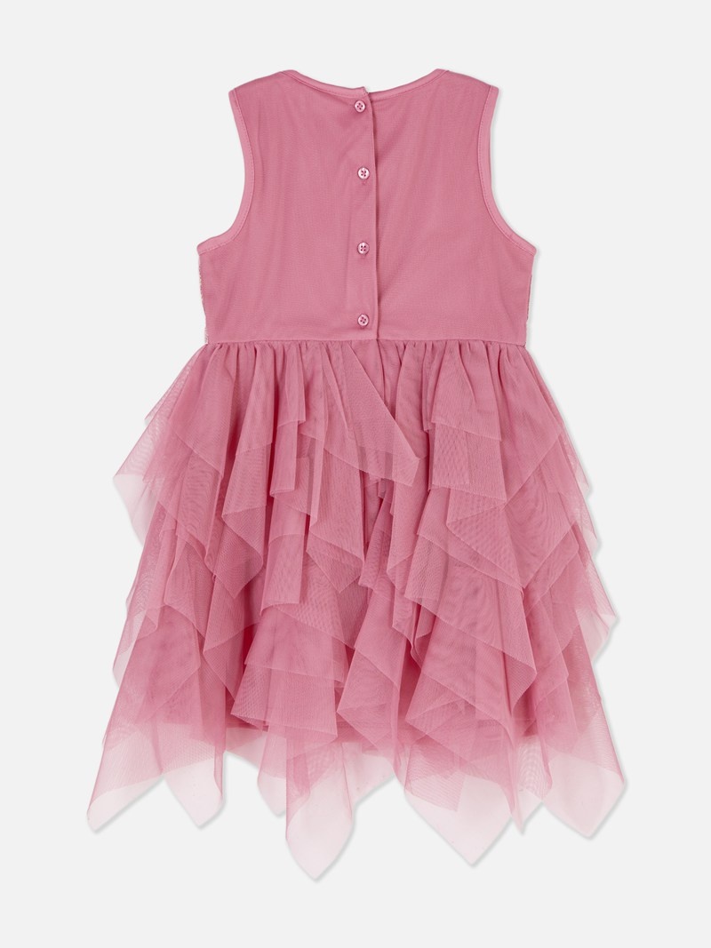 Ropa Primark Sequin Ruffle Niños Rosas | 3086FWOCR