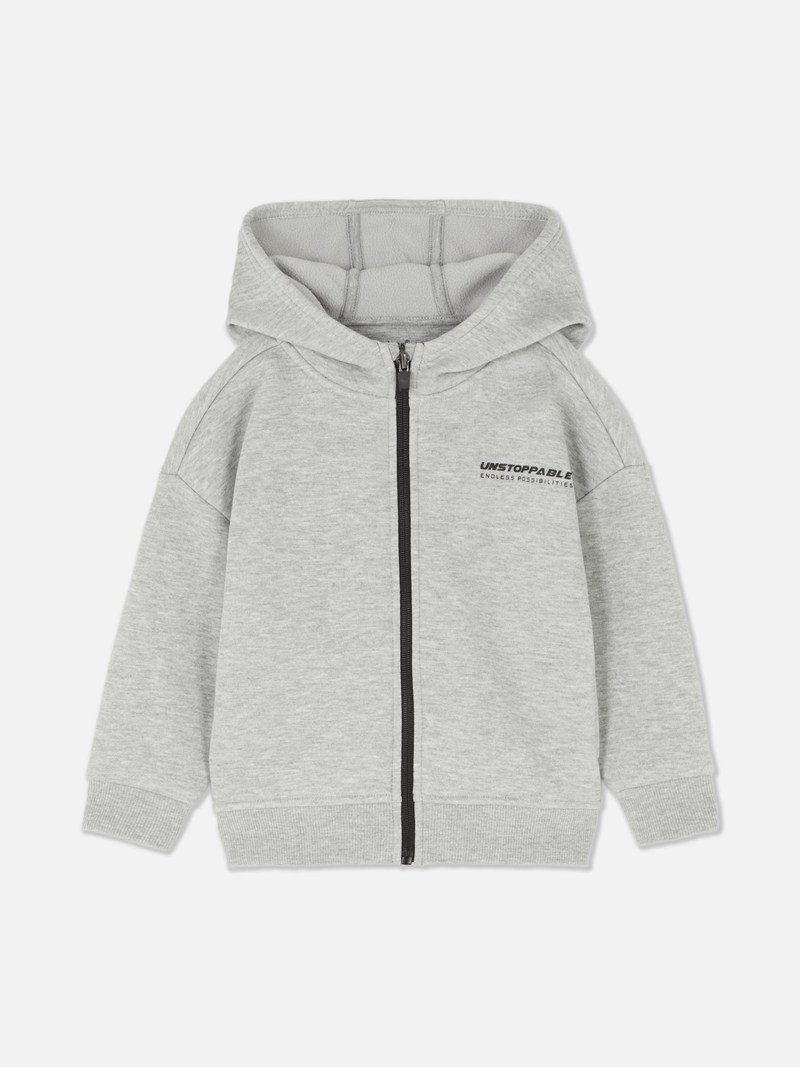 Ropa Primark Slogan Estampadas Hoodie Niños Gris | 4019KNJVO