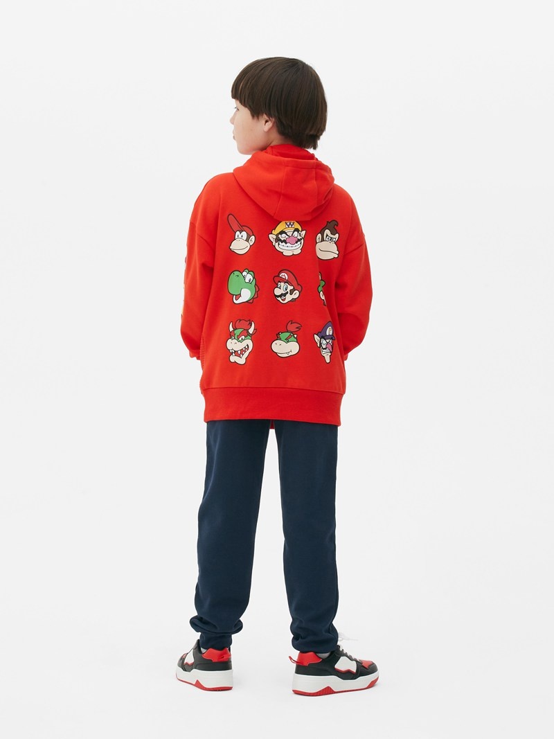 Ropa Primark Super Mario World Print Hoodie Niños Rojas | 9506WUJZL