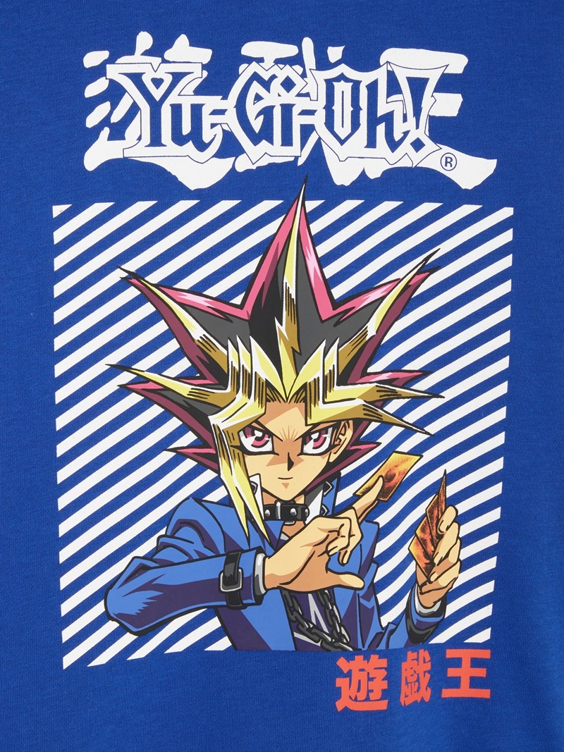 Ropa Primark YuGiOh! Print Hoodie Niños Azules | 5328THRAE