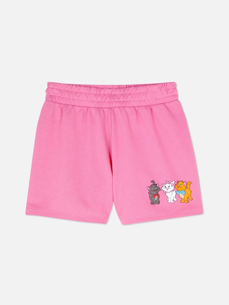 Short Primark Disney's The Aristocats Lounge Mujer Rosas | 8591TBHEM