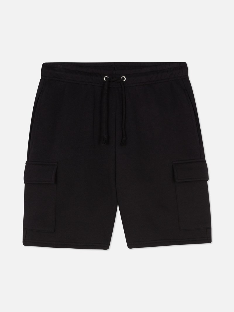 Short Primark Jersey Cargo Hombre Negras | 0458MOTHY