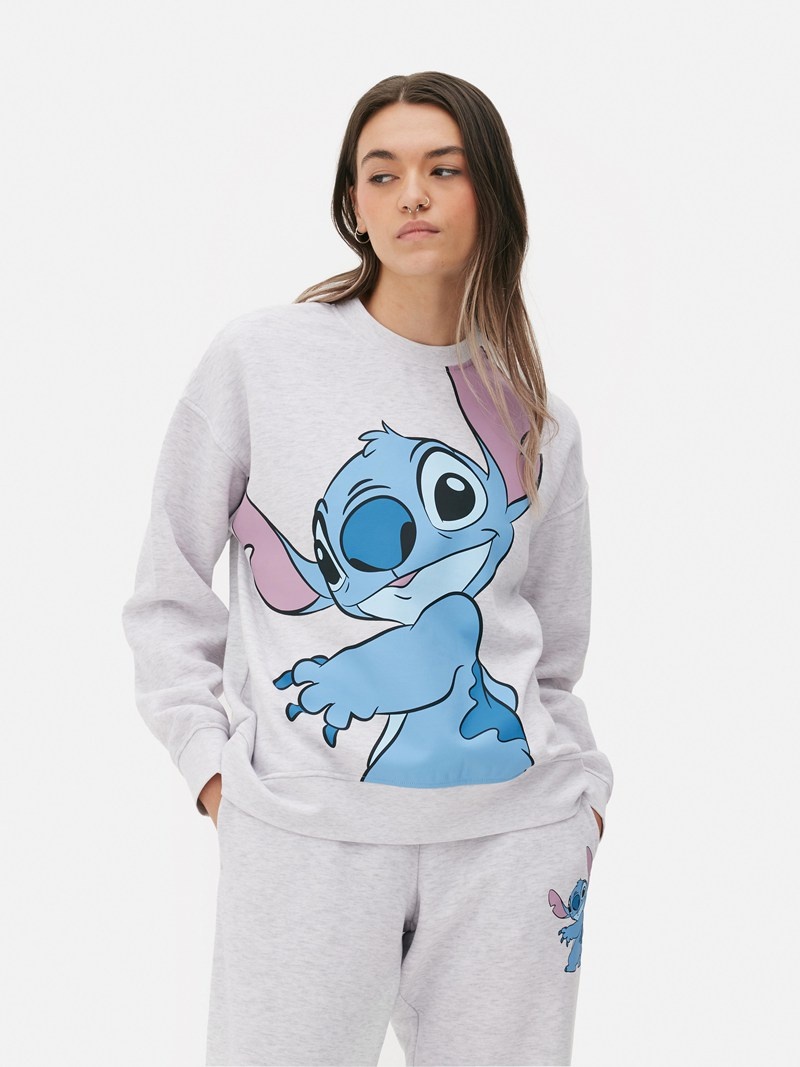 Sudaderas Primark Disney's Lilo and Stitch Sweat Mujer Gris | 3021UJGSX