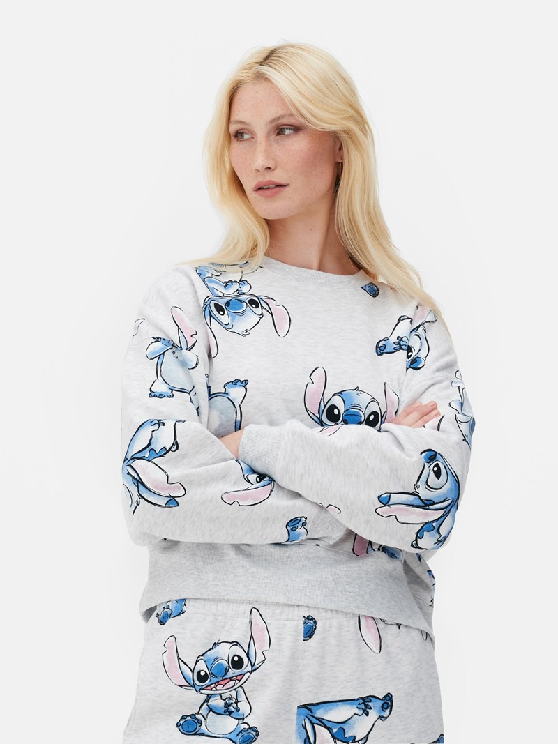 Sudaderas Primark Disney’s Lilo and Stitch Sweat Mujer Gris | 0781NACED