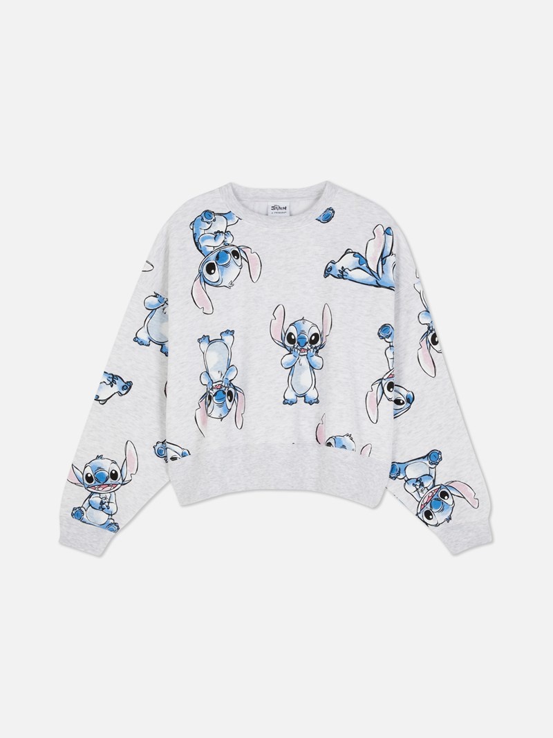 Sudaderas Primark Disney’s Lilo and Stitch Sweat Mujer Gris | 0781NACED