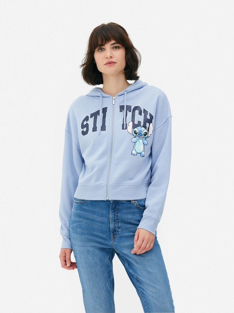 Sudaderas Primark Disney’s Lilo and Stitch Zip Hoodie Mujer Azules | 2086GRXPY