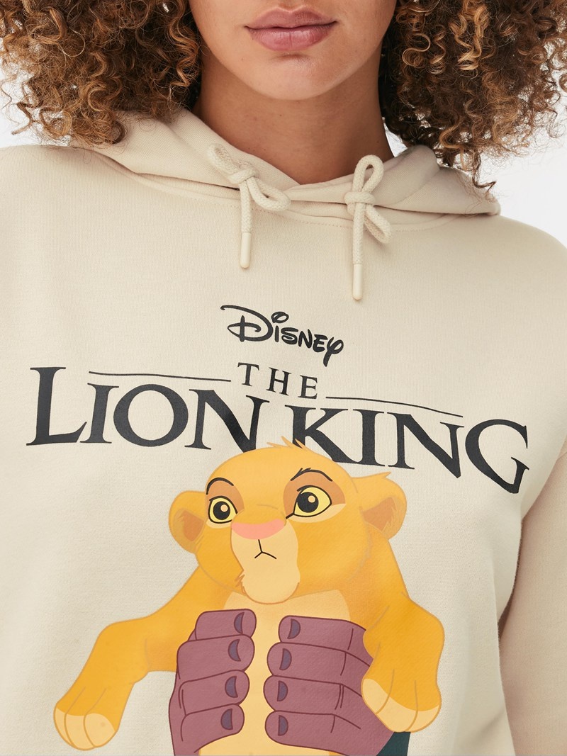 Sudaderas Primark Disney's Lion King Simba Hoodie Mujer Beige | 2983QCXWH