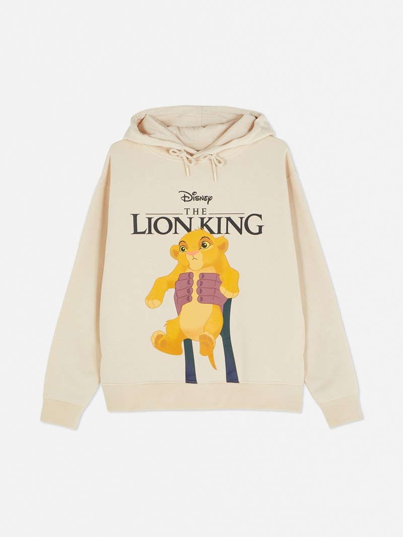 Sudaderas Primark Disney's Lion King Simba Hoodie Mujer Beige | 2983QCXWH