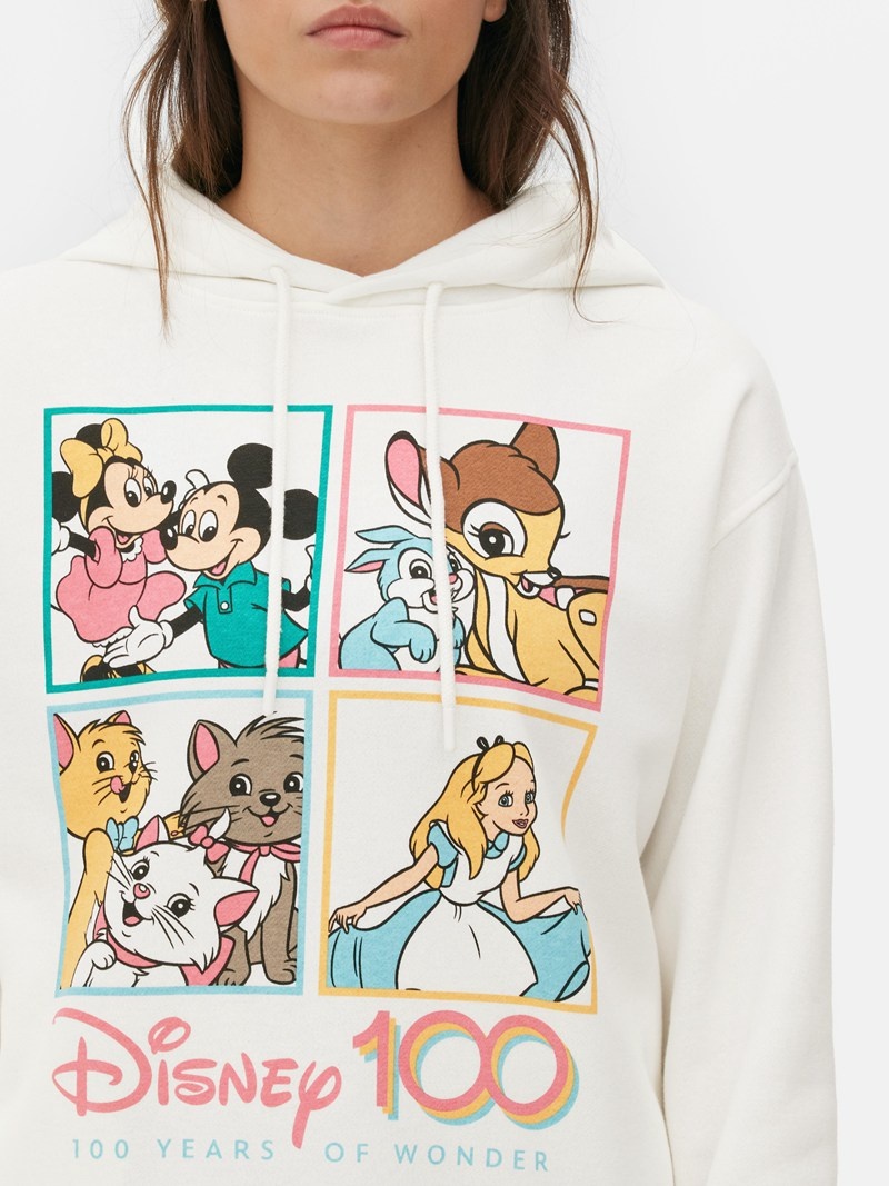 Sudaderas Primark Disney's Originales Character Collage Hoodie Mujer Blancas | 7914GALKB