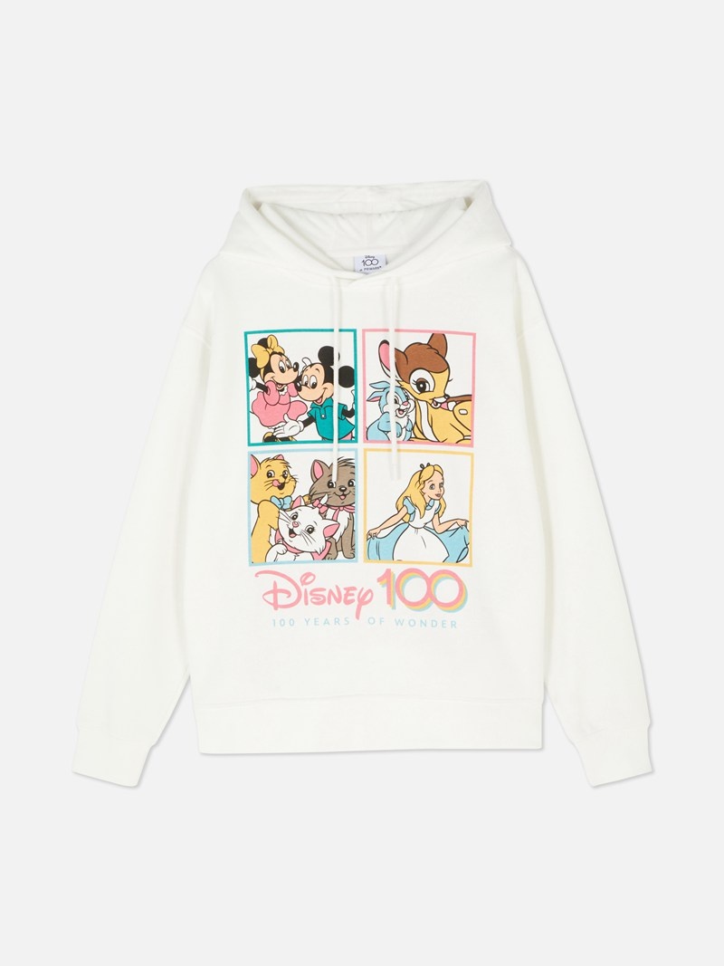 Sudaderas Primark Disney's Originales Character Collage Hoodie Mujer Blancas | 7914GALKB