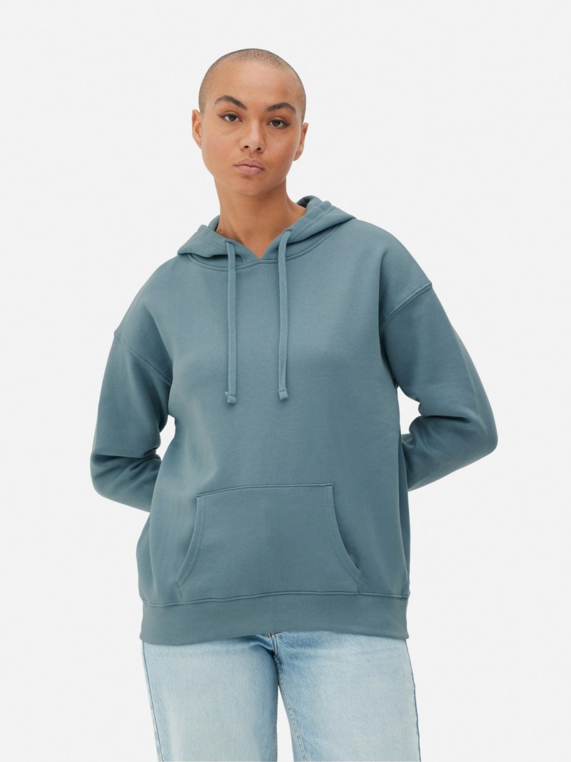 Sudaderas Primark Essential Hoodie Mujer Azules | 6124ZIANP