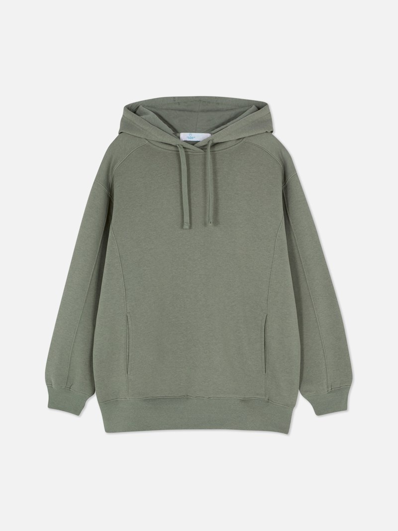 Sudaderas Primark Essential Oversized Hoodie Mujer Verde Oliva | 9071UQRSN