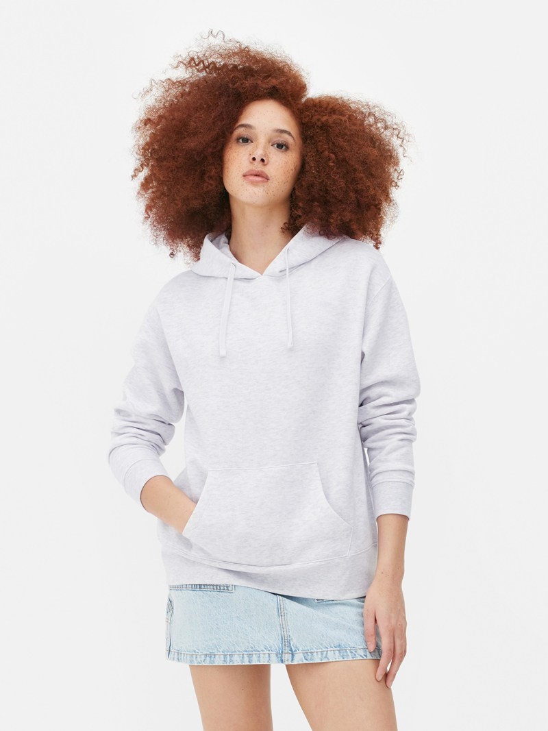 Sudaderas Primark Essential Pullover Hoodie Mujer Gris | 4361GPCJQ