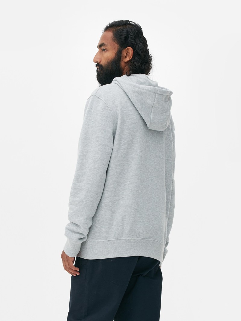 Sudaderas Primark Essential Regular Fit Hoodie Hombre Gris | 4235CRGJD