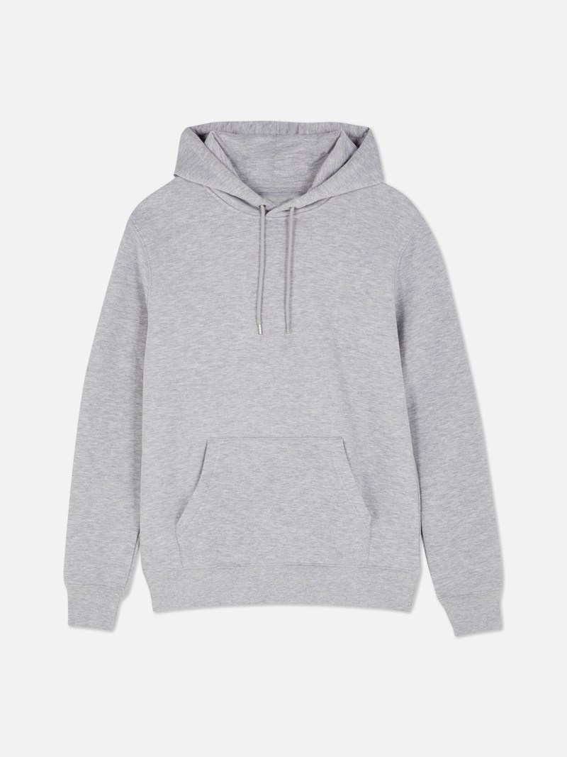 Sudaderas Primark Essential Regular Fit Hoodie Hombre Gris | 4235CRGJD