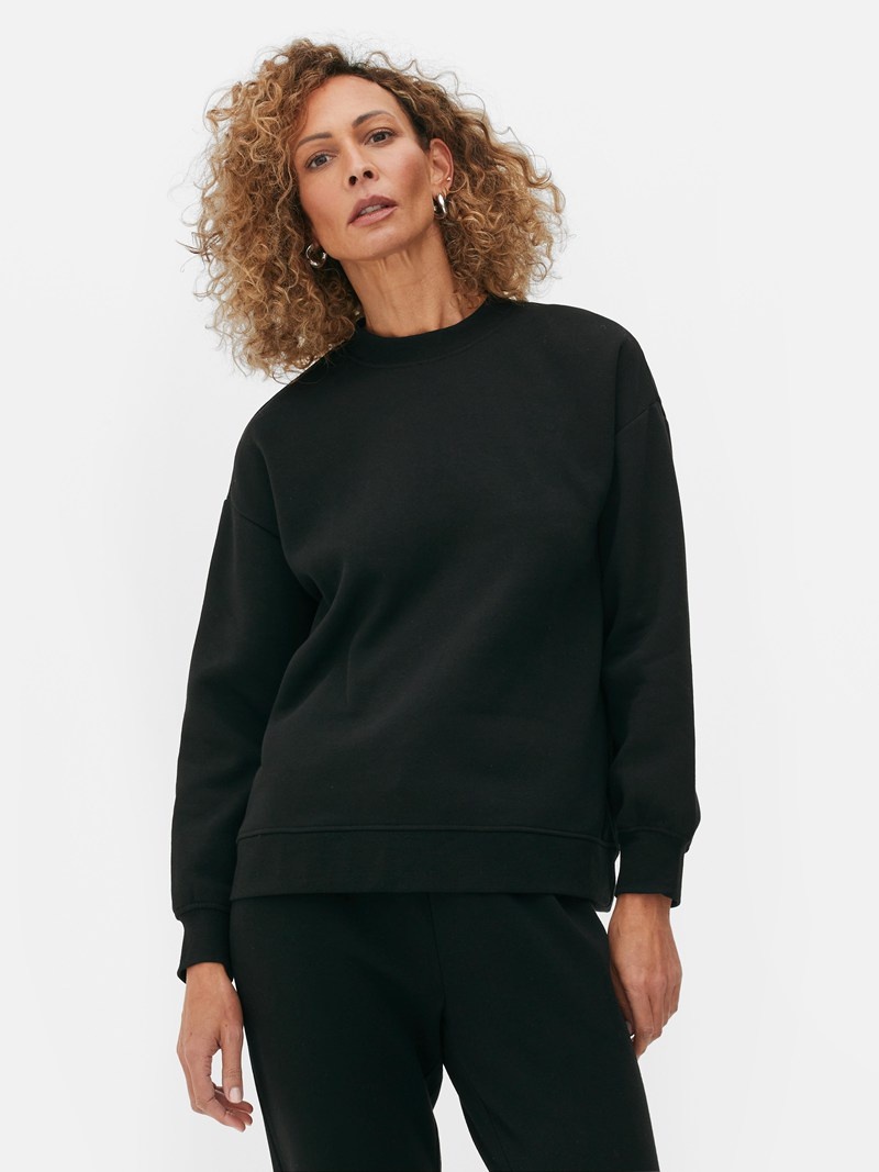 Sudaderas Primark Essential Sweat Mujer Negras | 6821MYGQH