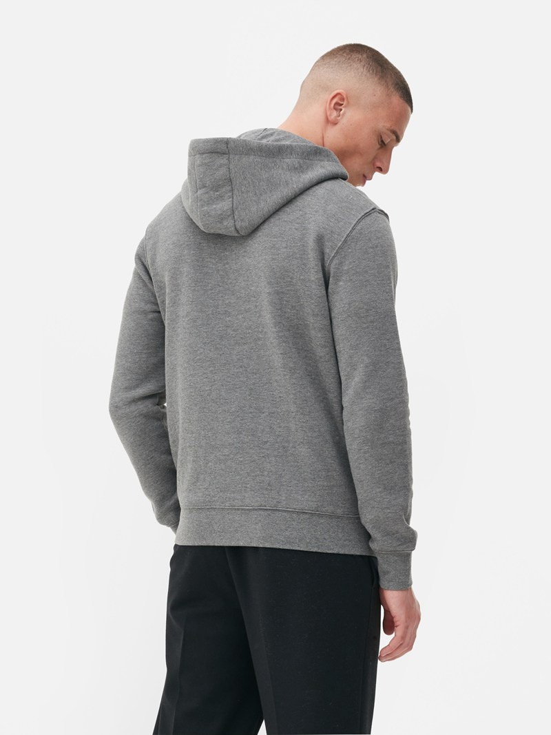 Sudaderas Primark Essential ZipThrough Hoodie Hombre Gris | 5764GZKBL