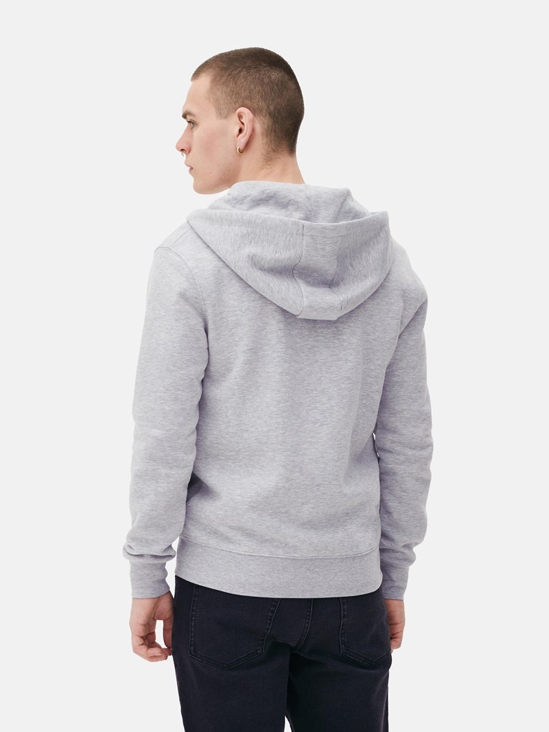 Sudaderas Primark Essential ZipThrough Hoodie Hombre Gris | 8920USOTC