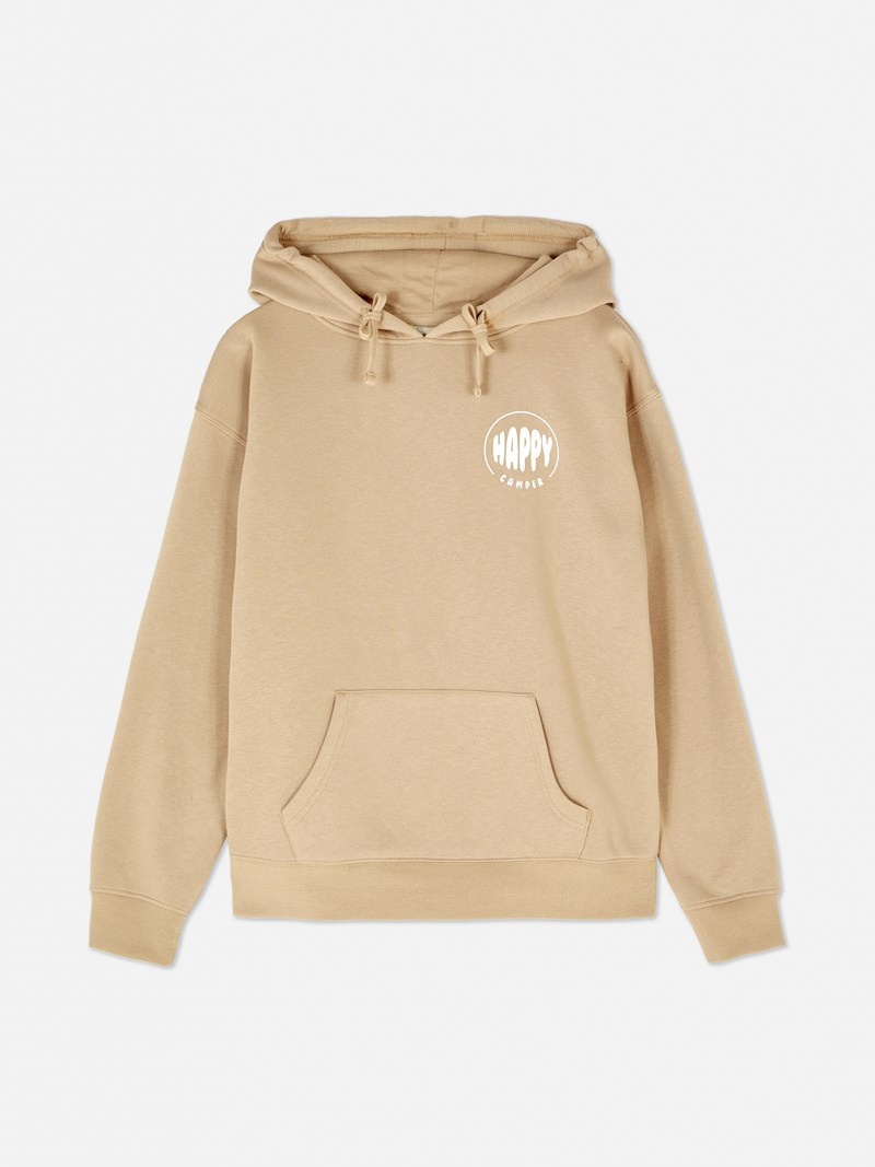 Sudaderas Primark Estampadas Drawstring Hoodie Mujer Marrones | 3071QTWSN