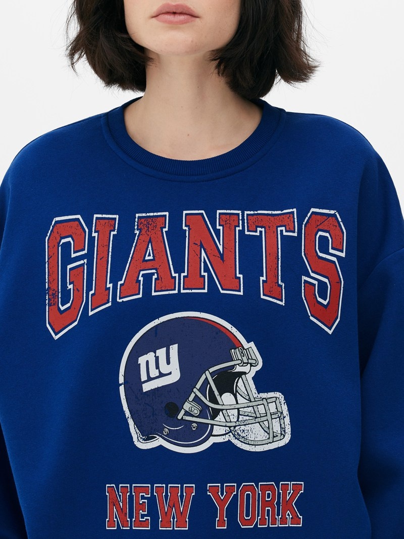 Sudaderas Primark NFL New York Giants Sweat Mujer Azules | 1496LRWJF