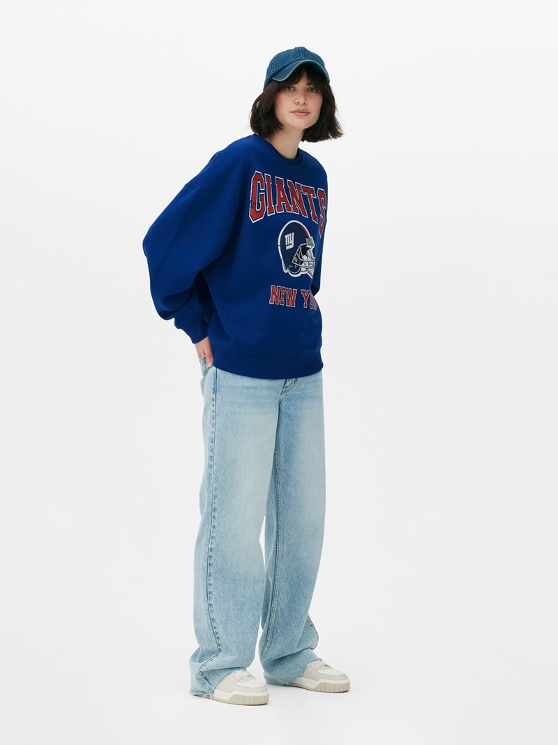 Sudaderas Primark NFL New York Giants Sweat Mujer Azules | 1496LRWJF