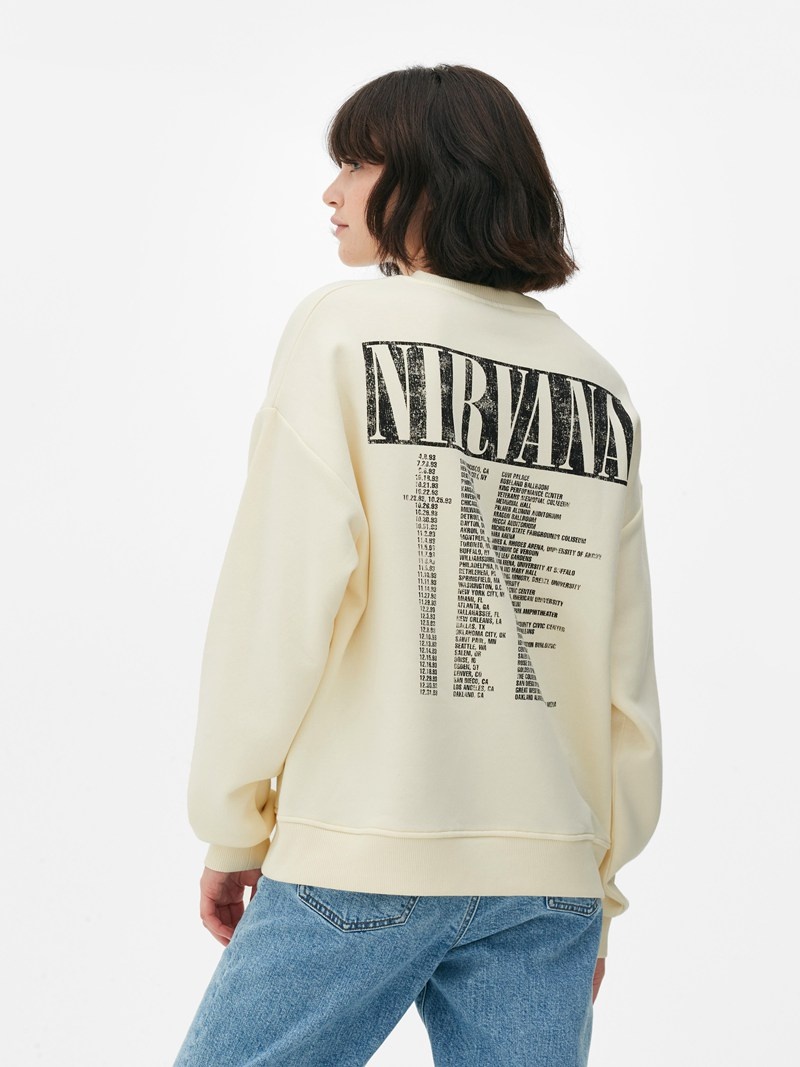 Sudaderas Primark Nirvana Relaxed Fit Sweat Mujer Beige | 3089JVAHX