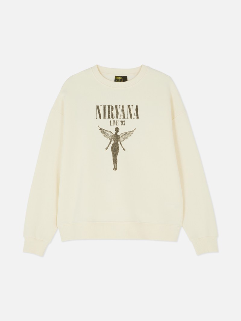 Sudaderas Primark Nirvana Relaxed Fit Sweat Mujer Beige | 3089JVAHX