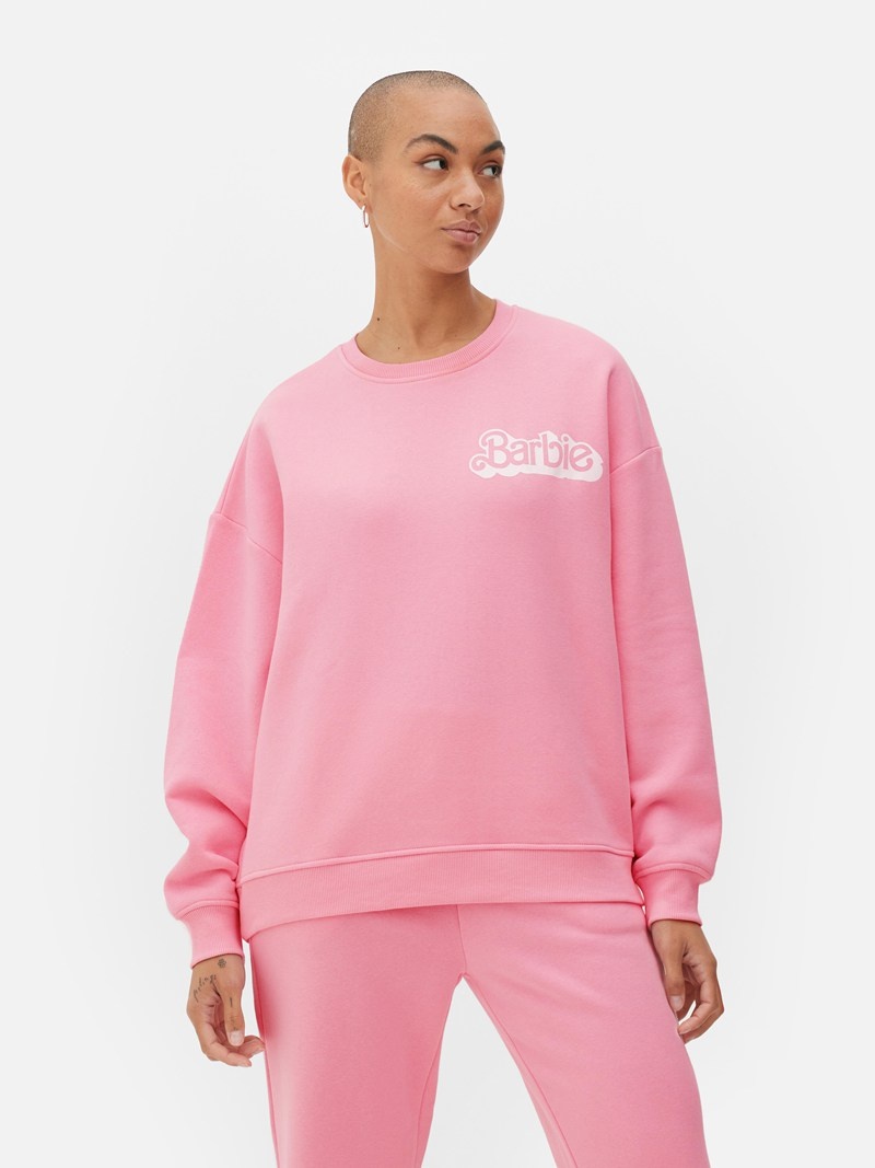 Sudaderas Primark Women's Barbie The Movie Sweat Mujer Rosas | 2986HYQLK