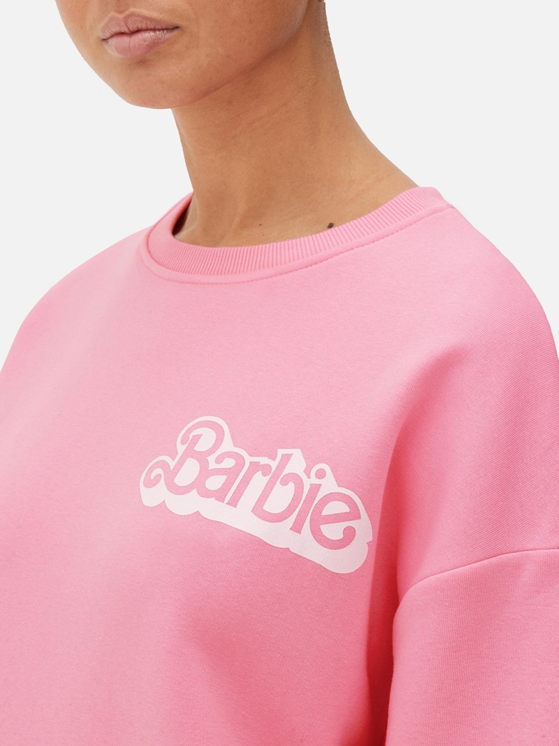 Sudaderas Primark Women's Barbie The Movie Sweat Mujer Rosas | 2986HYQLK