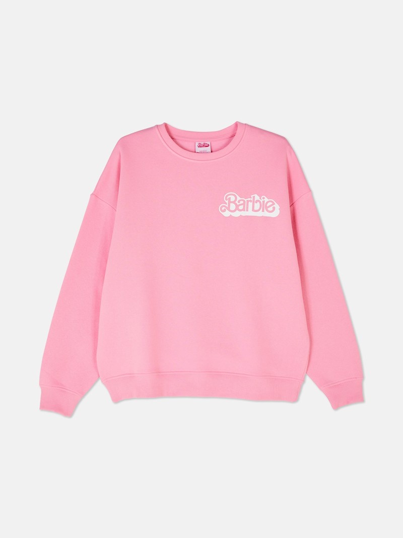 Sudaderas Primark Women's Barbie The Movie Sweat Mujer Rosas | 2986HYQLK