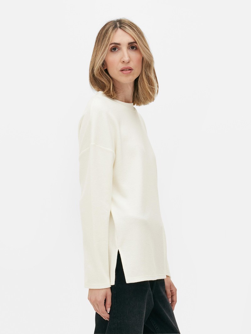 Suéteres Primark Crew Neck Mujer Blancas | 2658LYEGS