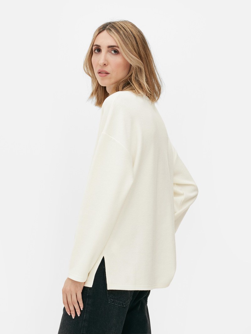 Suéteres Primark Crew Neck Mujer Blancas | 2658LYEGS