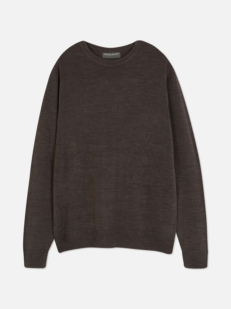 Suéteres Primark Essential Fine Knit Hombre Gris | 2145YWUCV