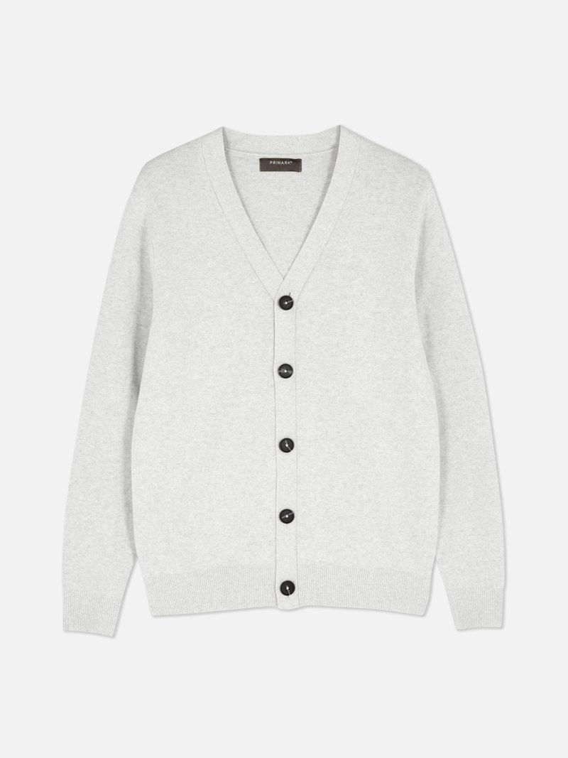 Suéteres Primark Híbrido Cardigan Hombre Gris | 6021UOWCA