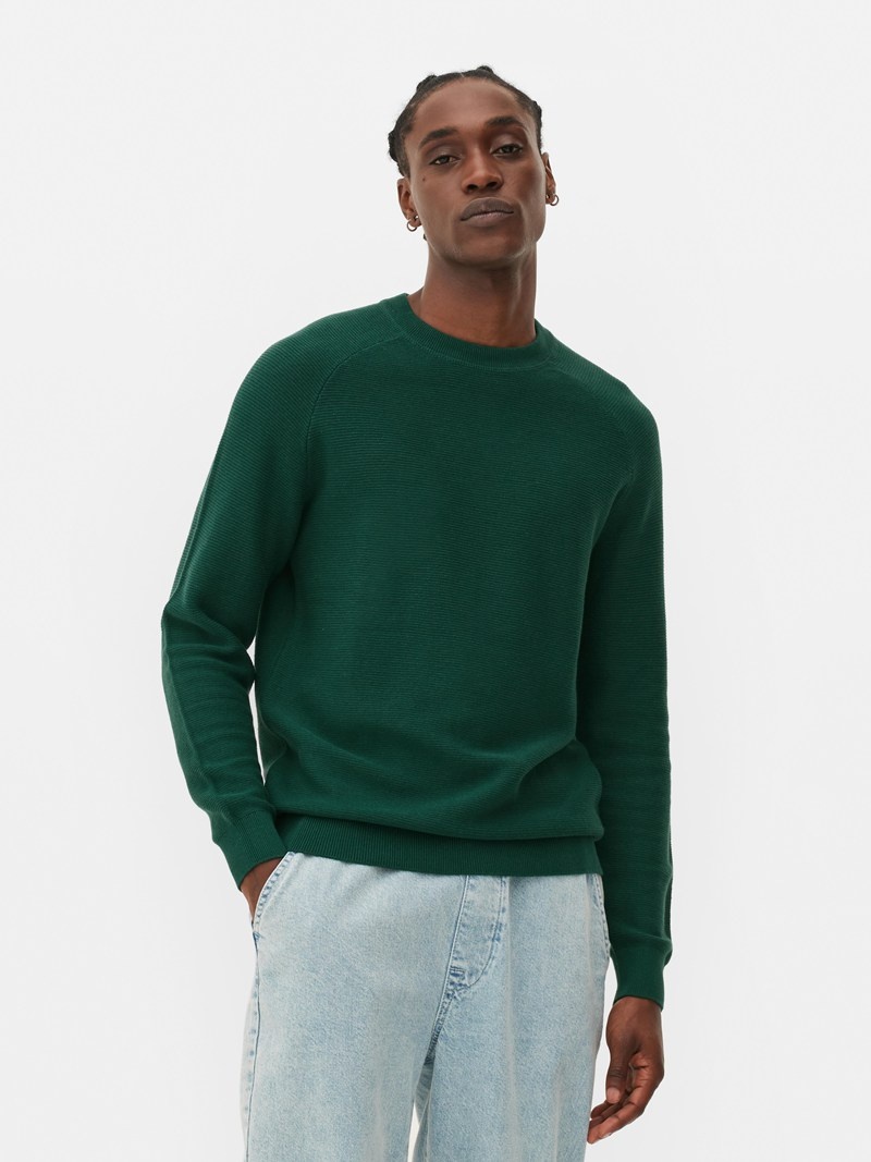 Suéteres Primark Ottoman Pullover Hombre Verde | 9132RUEJC