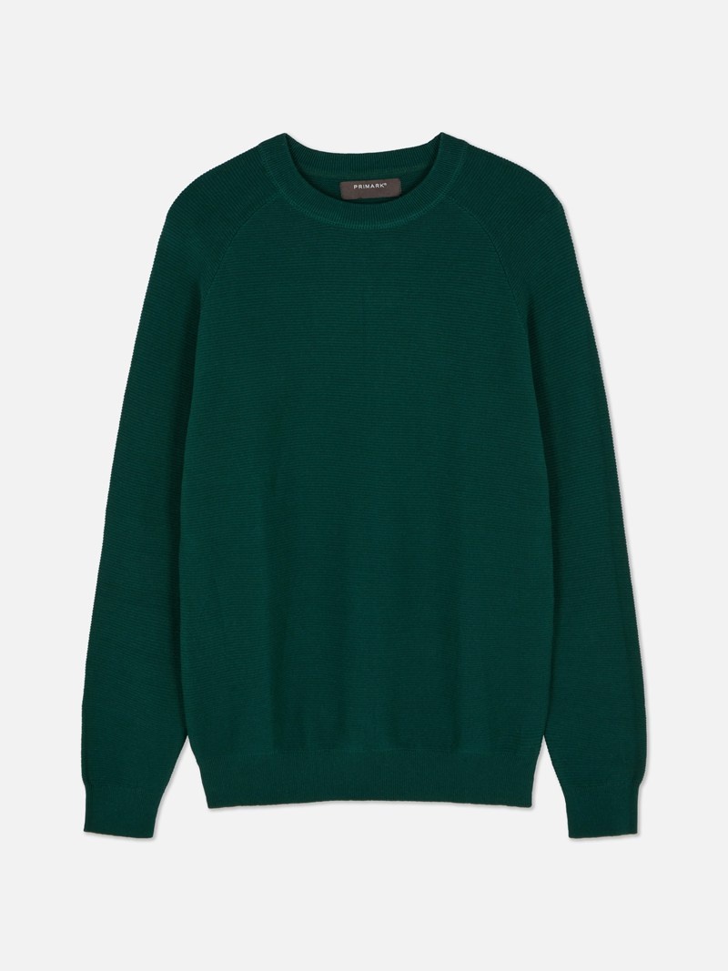 Suéteres Primark Ottoman Pullover Hombre Verde | 9132RUEJC