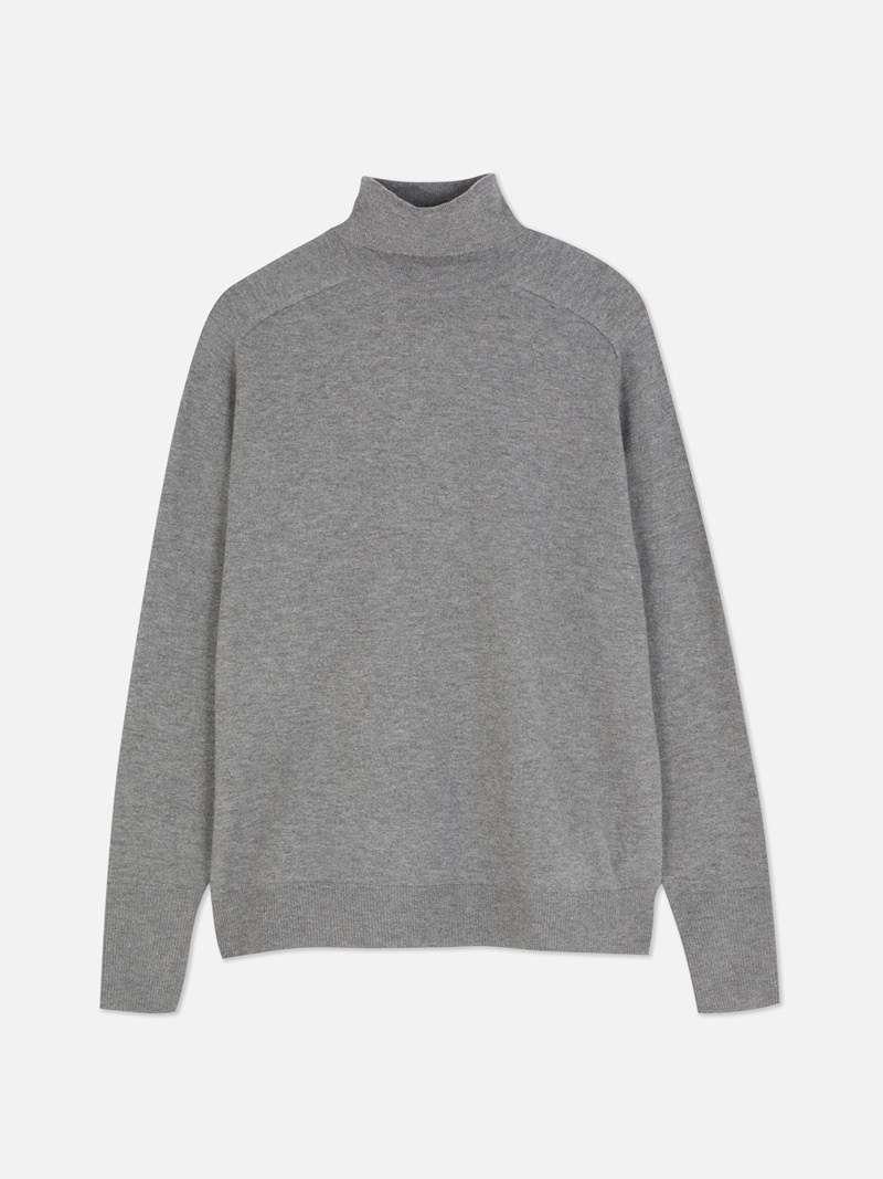 Suéteres Primark Roll Neck Mujer Gris | 4971VDKNO