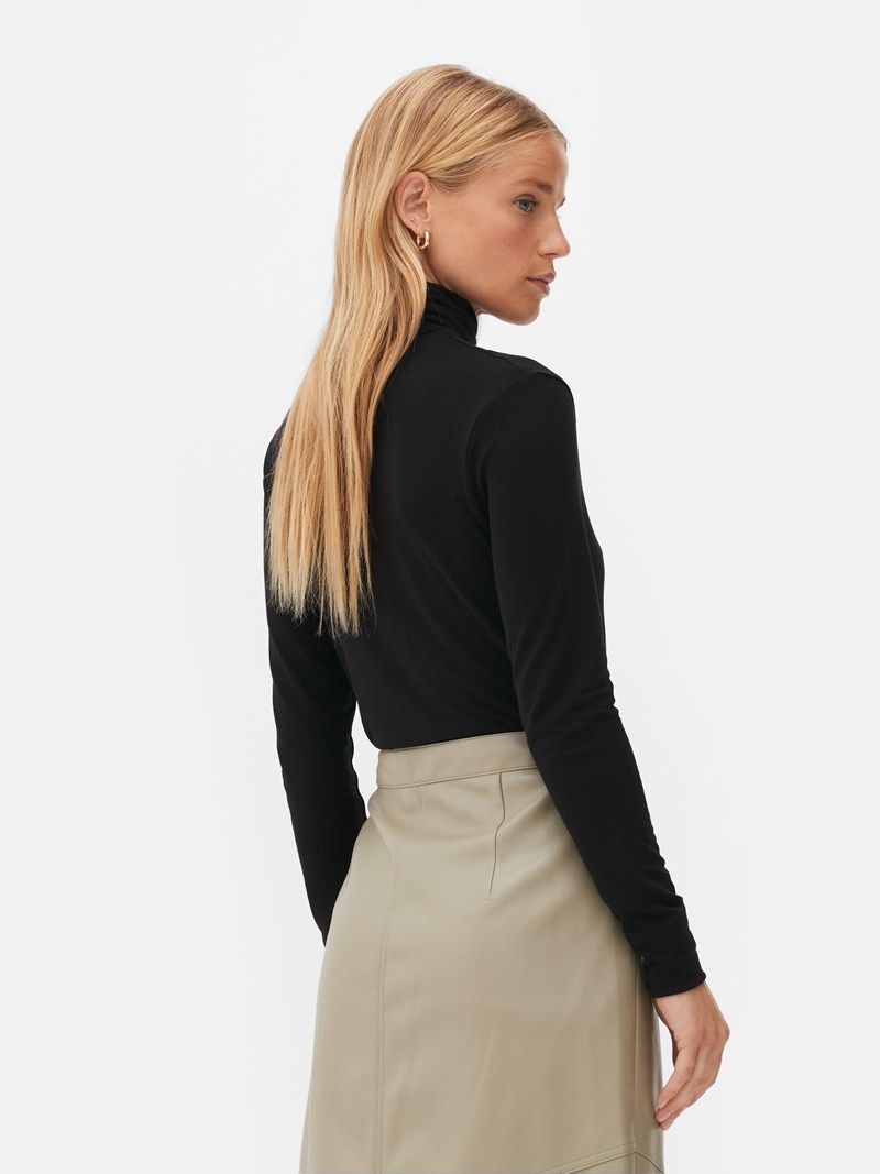 Suéteres Primark The Edit Turtleneck Mujer Negras | 6107SALEH