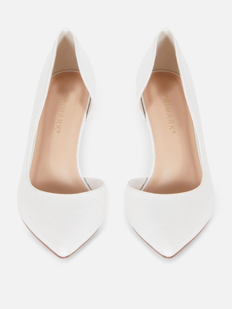 Tacones Primark Pointy Stiletto Court Mujer Blancas | 4856KOLCZ