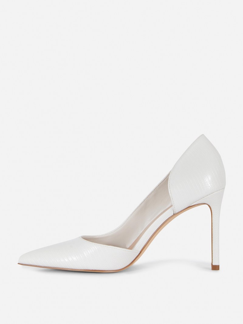 Tacones Primark Pointy Stiletto Court Mujer Blancas | 4856KOLCZ