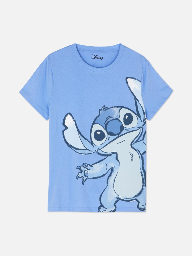 Tops Primark Disney’s Lilo and Stitch Printed Mujer Azules | 2658JNILY