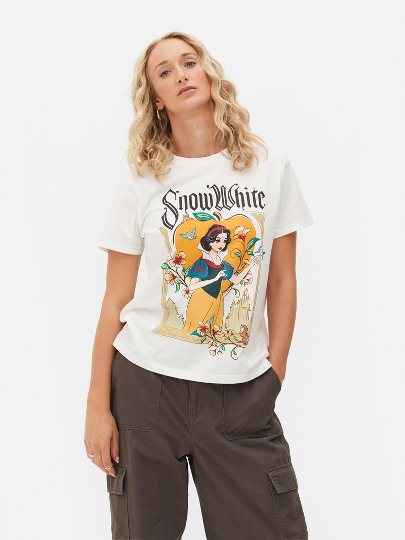 Tops Primark Disney’s Snow White Mujer Blancas | 1086ATINR