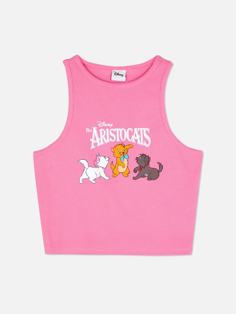 Tops Primark Disney's The Aristocats Racer Tank Mujer Rosas | 5642UBYFH