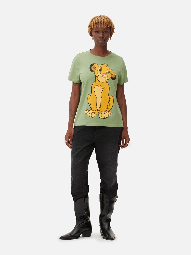 Tops Primark Disney’s The Lion King Mujer Verde Oliva | 4827GRPHU