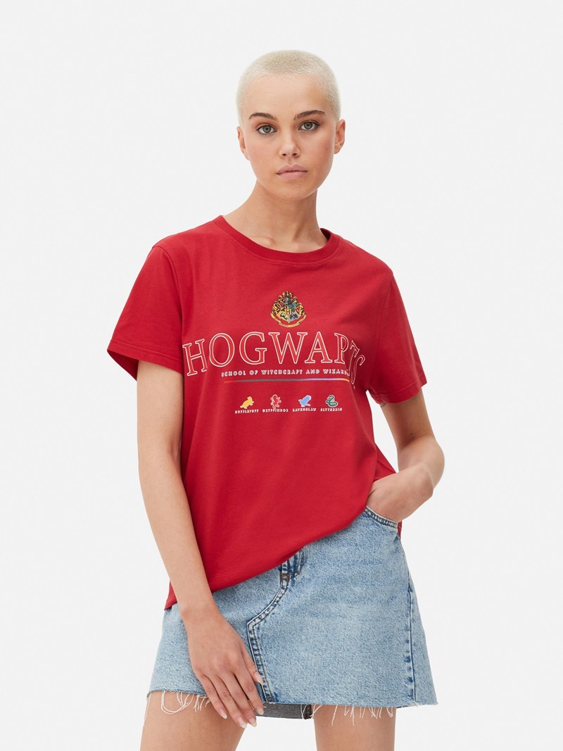 Tops Primark Harry Potter™ Hogwarts House Mujer Burdeos | 5809KFGIS