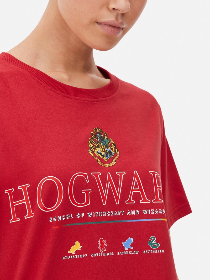 Tops Primark Harry Potter™ Hogwarts House Mujer Burdeos | 5809KFGIS