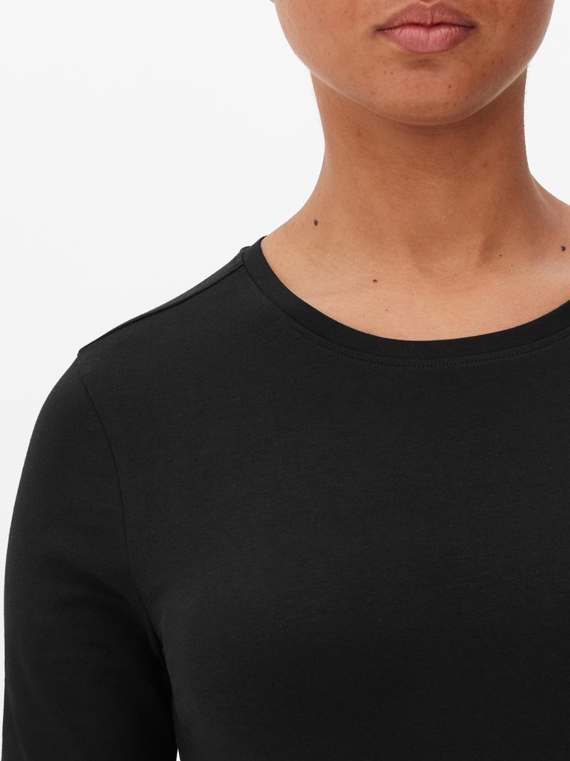 Tops Primark Long Sleeve Stretch Mujer Negras | 2564PESCW