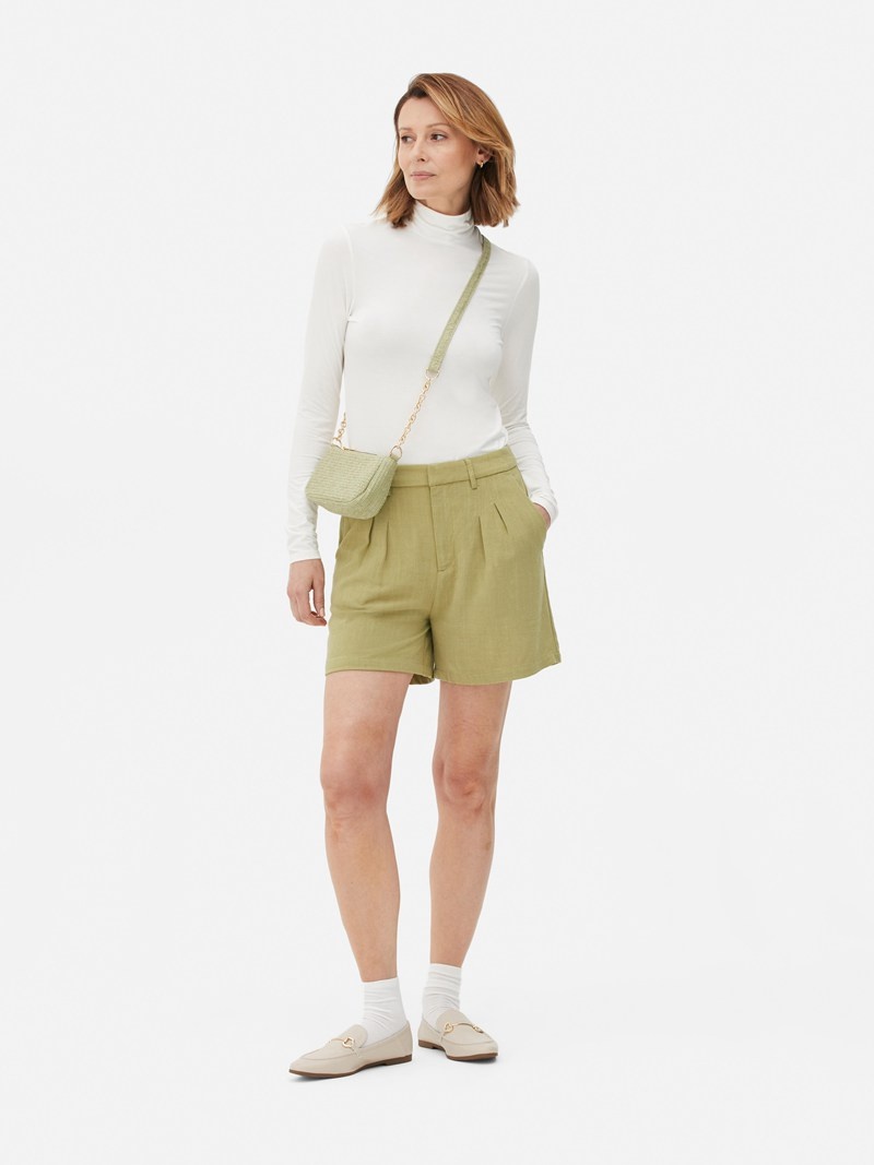 Tops Primark Long Sleeve Turtleneck Mujer Blancas | 6708KJNHF