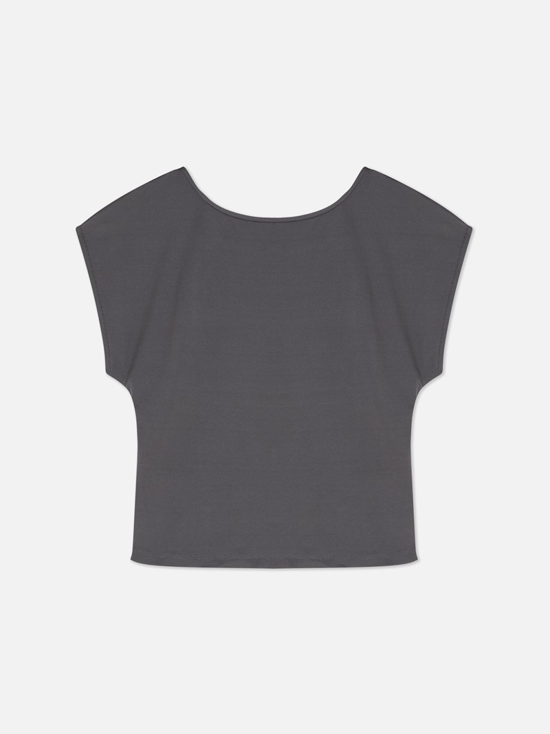 Tops Primark Open Back Mujer Gris | 3068IFKDR